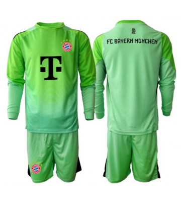 Bayern Munich Målmand Hjemmebanetrøje Børn 2025-26 Langærmet (+ Korte bukser)